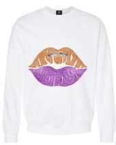 Licensed Game Day, Sweatshirt, Clemson Football Lips & Sleeve