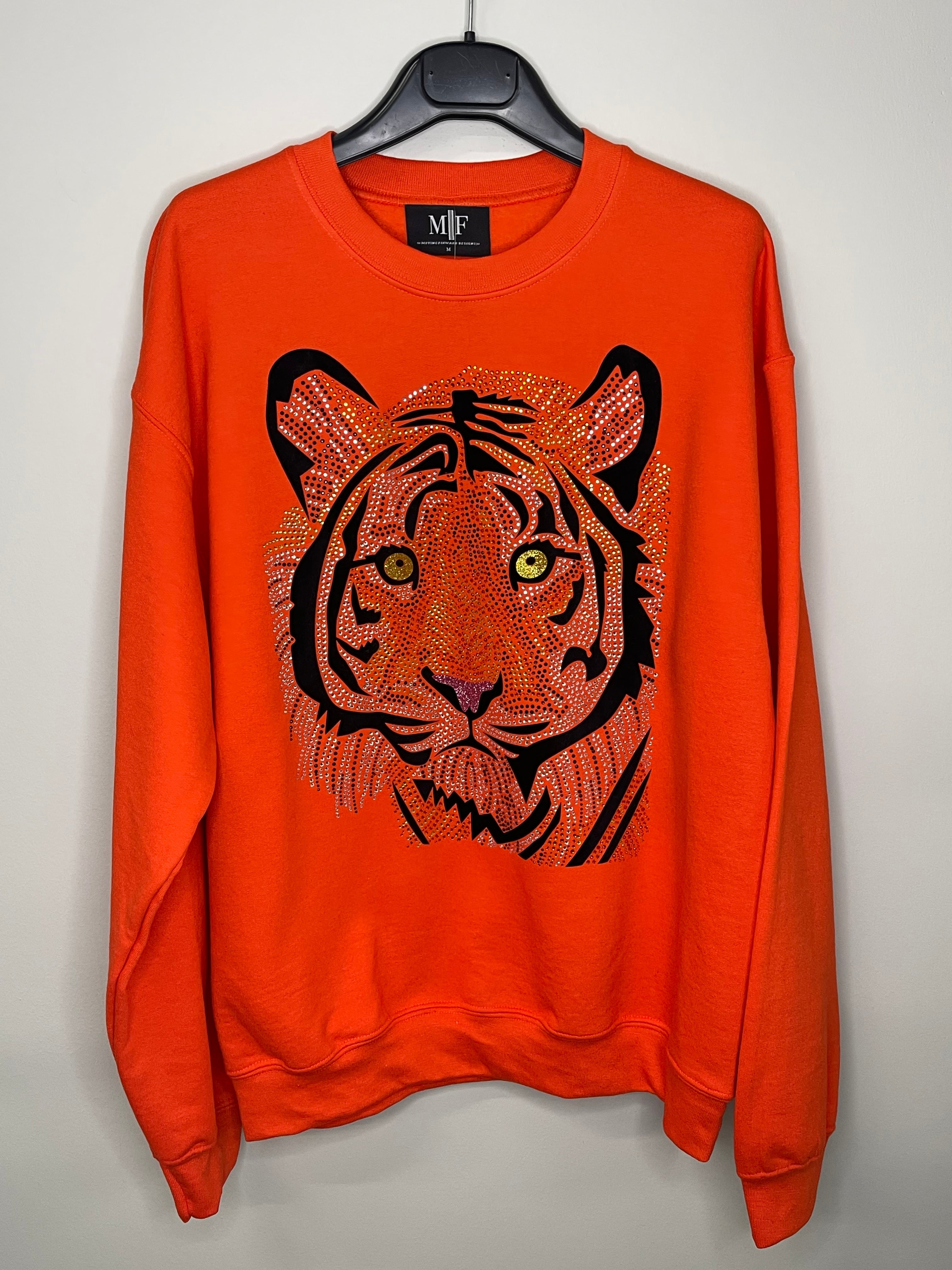 Tiger face hot sale sweatshirt