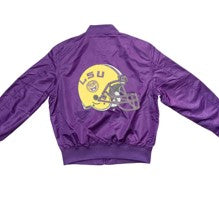 Licensed Game Day Bomber, Purple, LSU Helmet