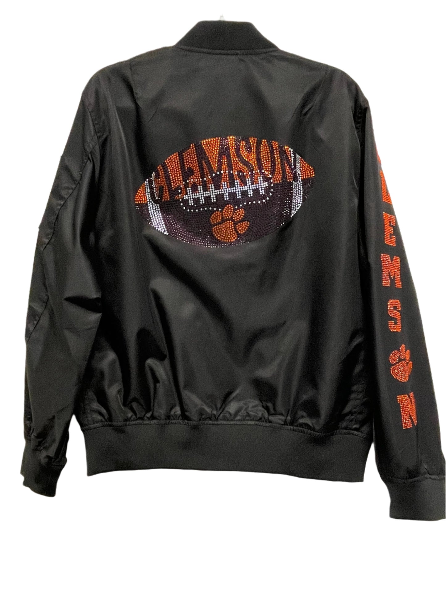 Licensed Game Day Bomber, Black, Clemson Football w/ Arm