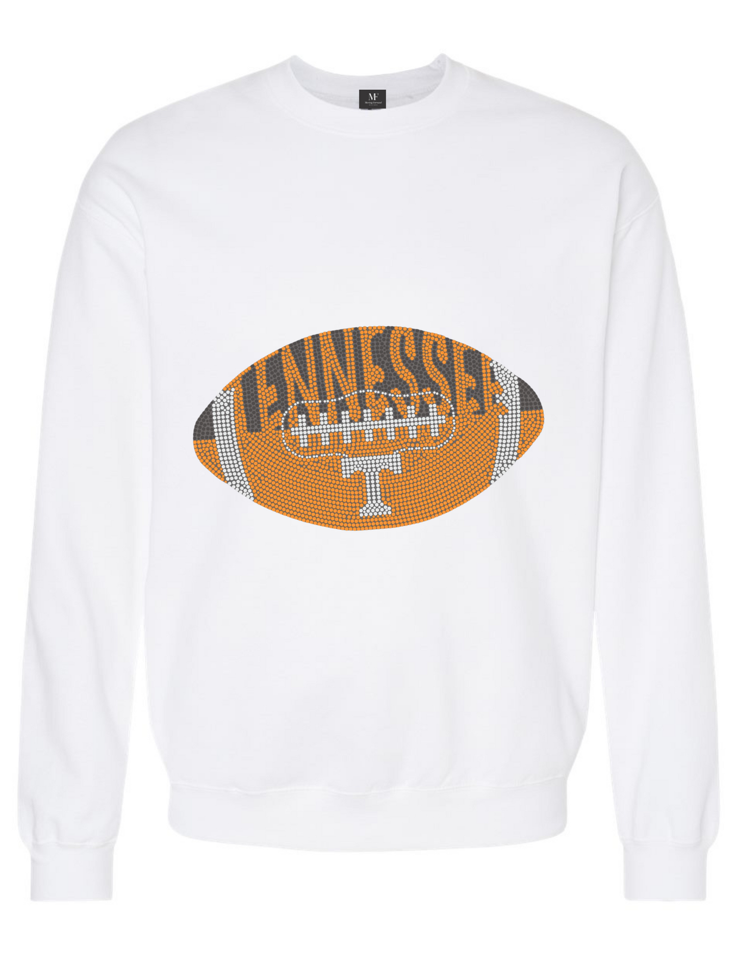 Licensed Game Day Sweatshirt, Crewneck White, Tennessee Vols Football