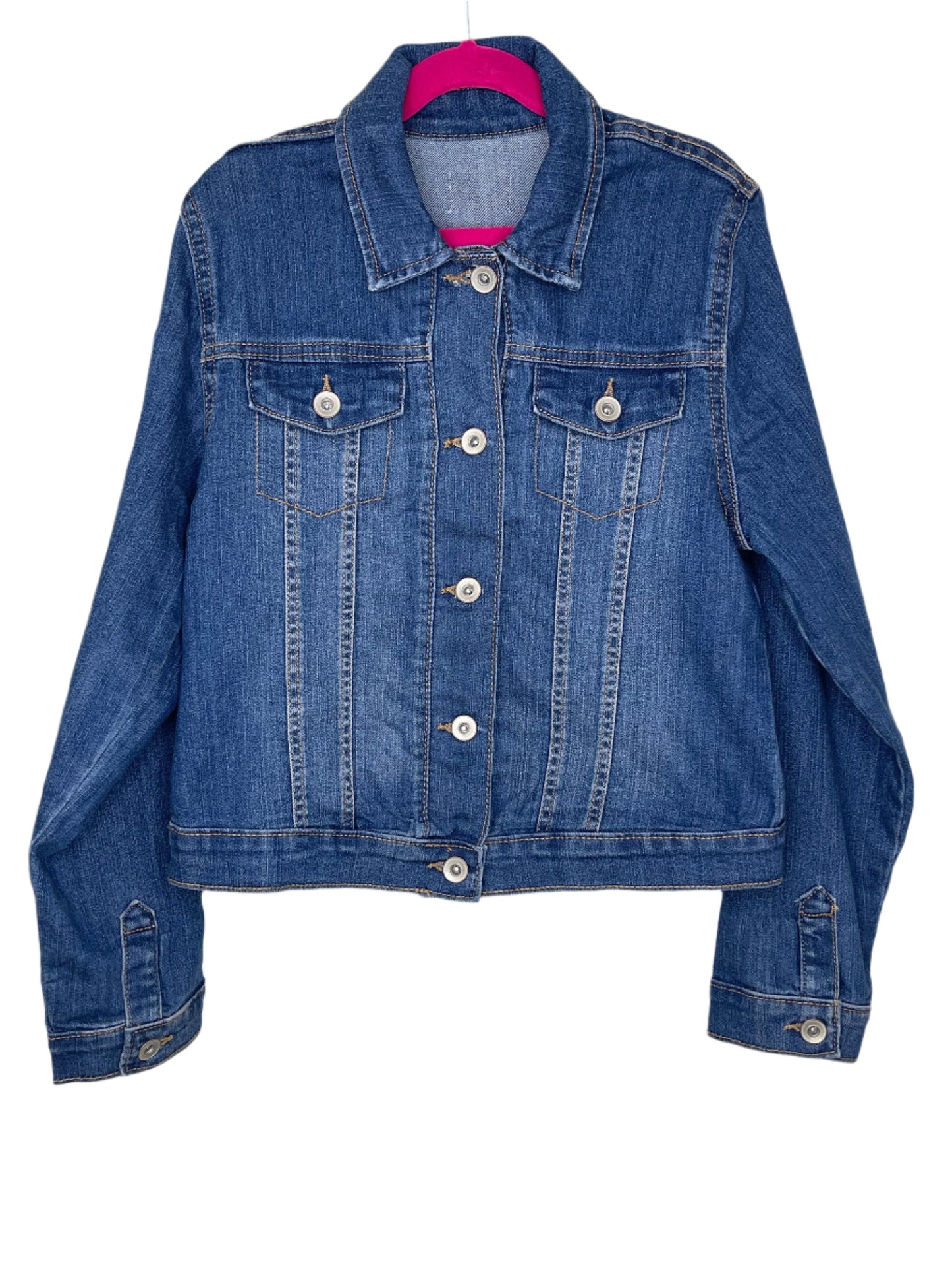 KIDS Denim Jacket Silver Crystal Kids