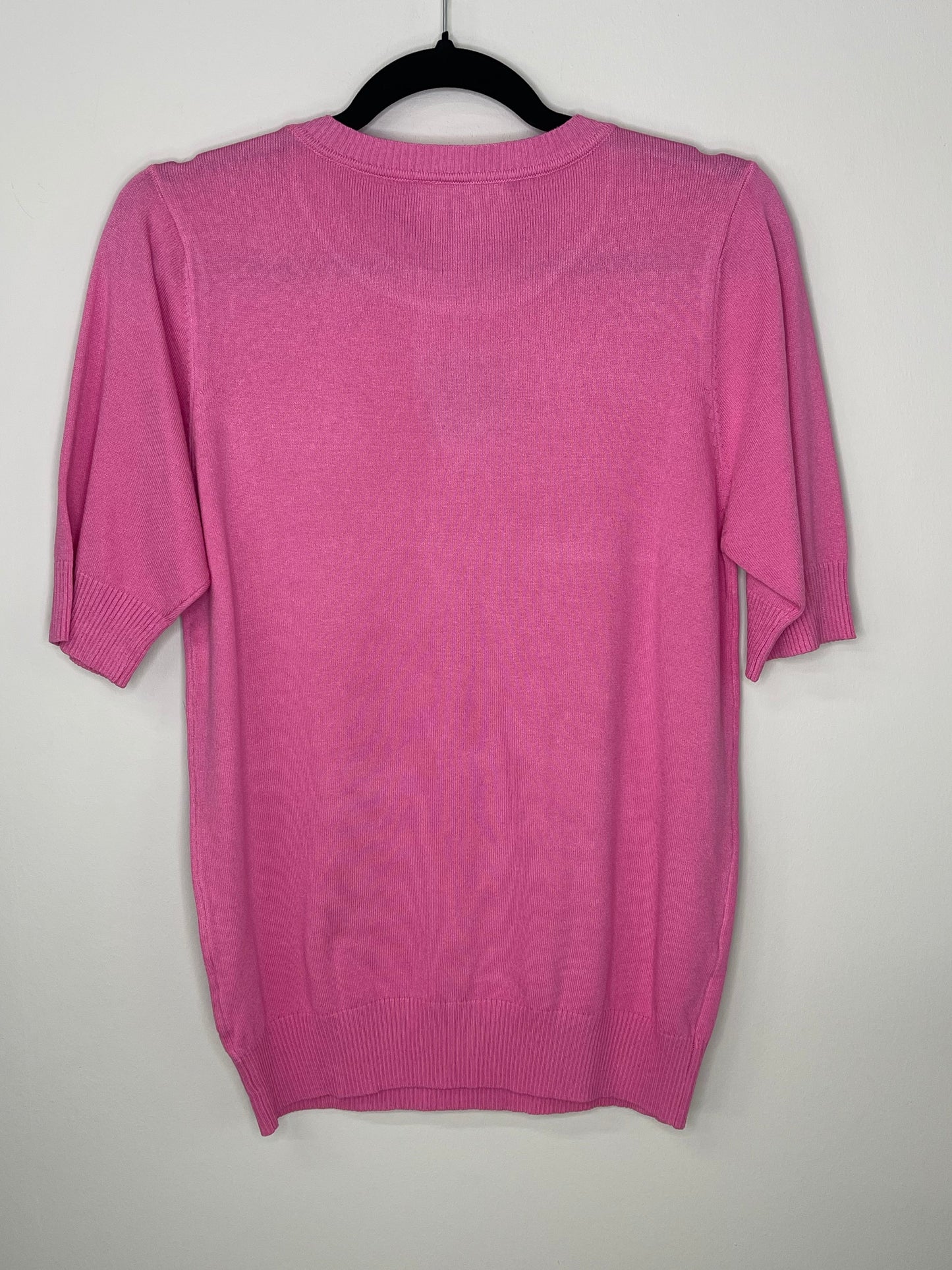 Sweater, Short Sleeve, Pink, FS