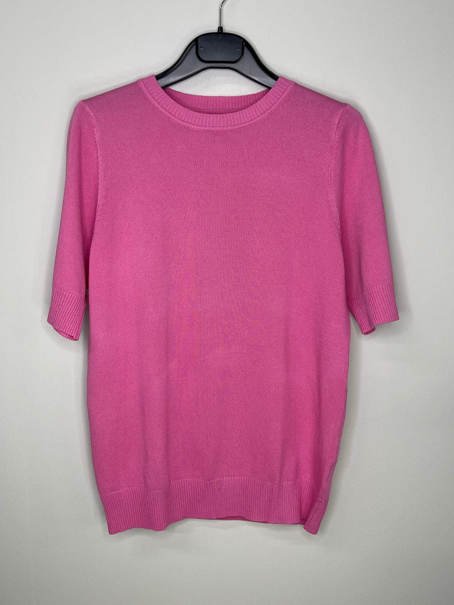Sweater, Short Sleeve, Pink, FS