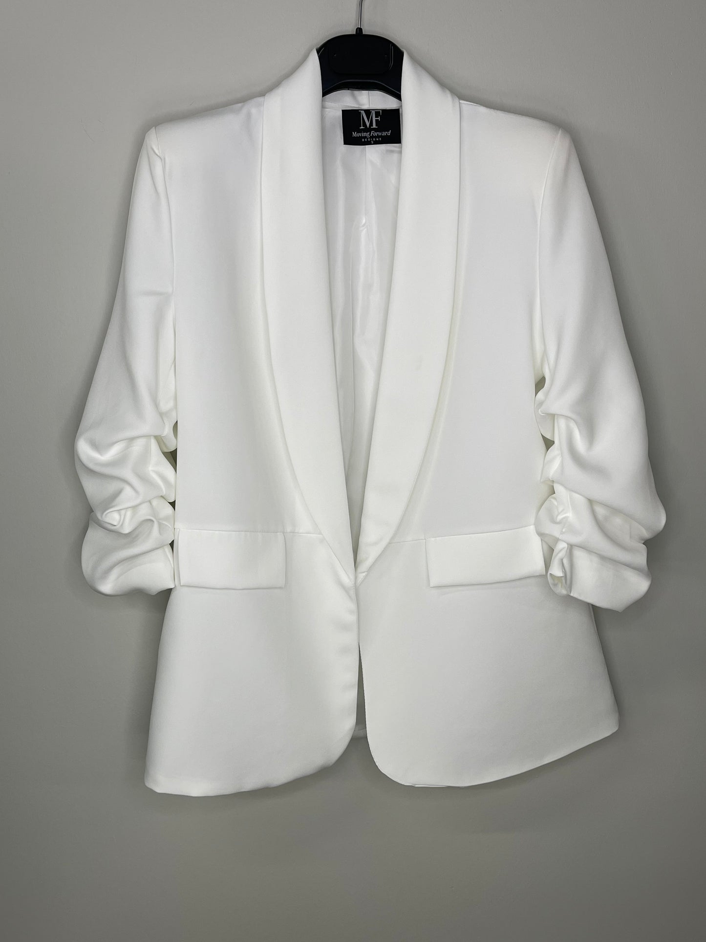 Licensed Game Day, White Blazer, JMU Logo